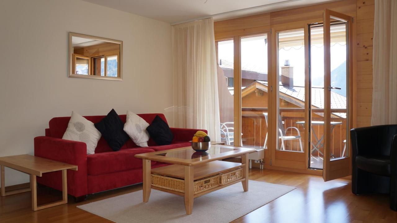 Chalet Bella Vista 3 Apartment Wengen Bagian luar foto