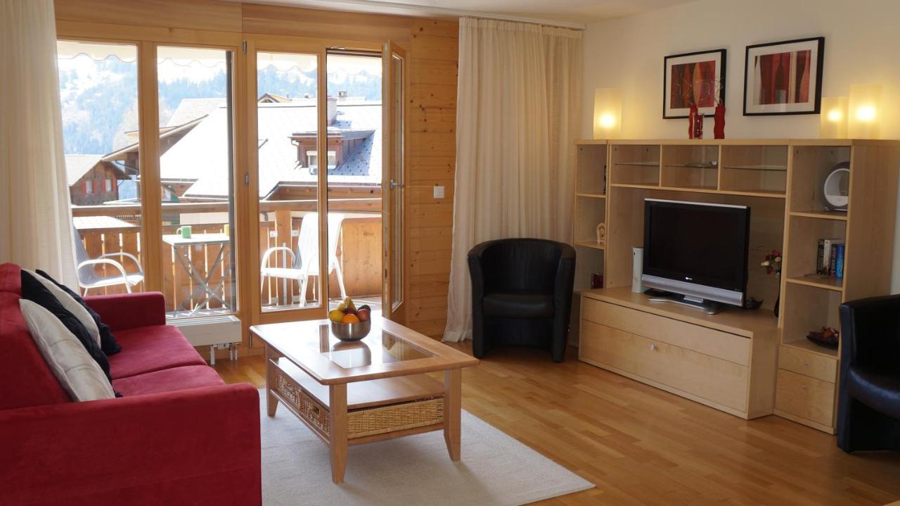 Chalet Bella Vista 3 Apartment Wengen Bagian luar foto